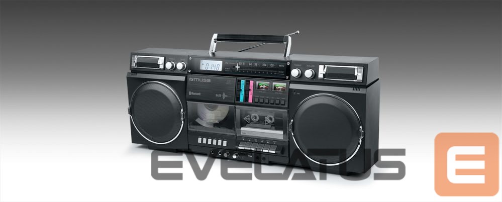 Interaktyvus sprendimas Muse M-380 GB Ghetto Blasters, Black