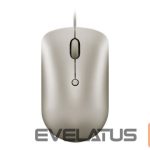 Kompiuterio pelė Lenovo  540 USB-C Wired Compact Mouse (Sand) 