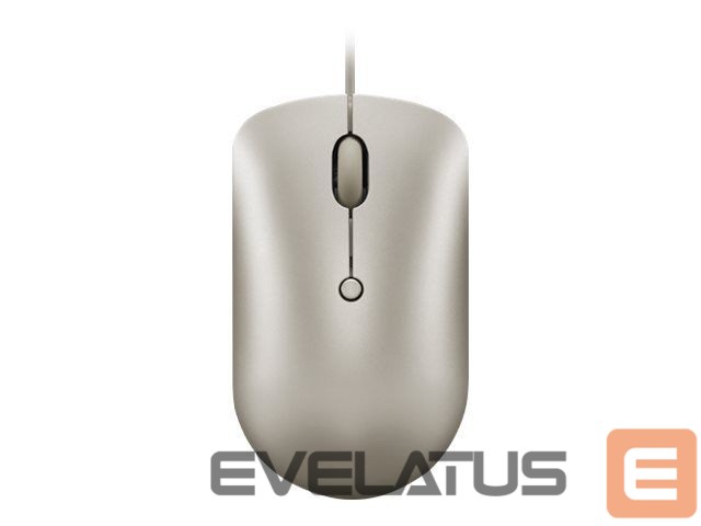 Kompiuterio pelė Lenovo 540 USB-C Wired Compact Mouse (Sand)