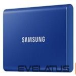 Kompiuterių komponentai Samsung  SAMSUNG Portable SSD T7 1TB blue 