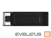 Atminties kortelės Kingston  KINGSTON 128GB USB-C3.2 Gen1 DT 70 