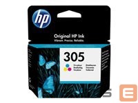 Eksploatacinės medžiagos spausdintuvams HP  HP 305 Tri-color Original Ink Cartridge 