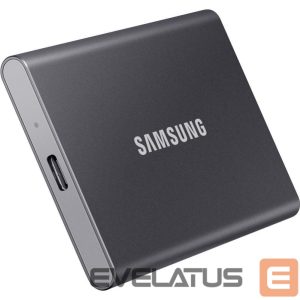 Kietasis diskas SDD Samsung  External SSD||T7|2TB|USB 3.2|Write speed 1000 MBytes/sec|Read speed 1050 MBytes/sec|MU-PC2T0T/WW 