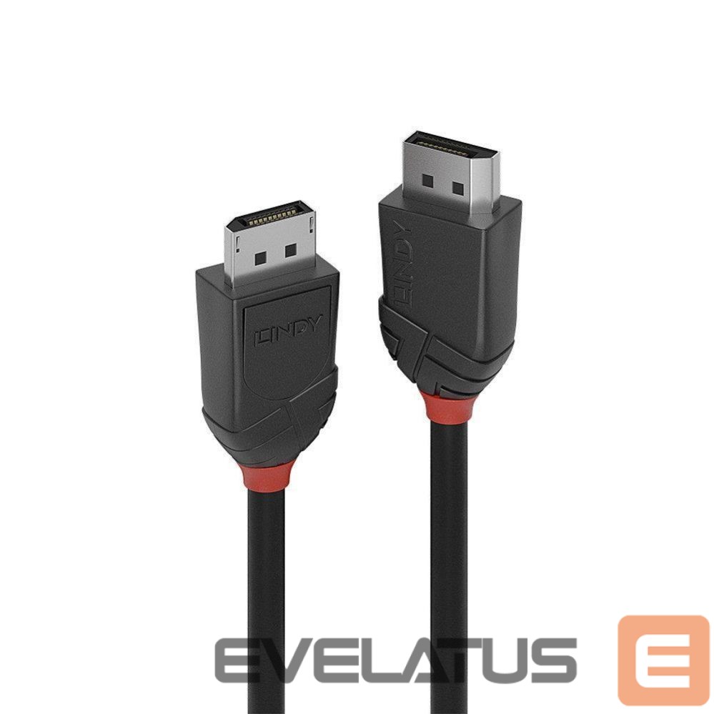 Monitoriaus priedas LINDY CABLE DISPLAY PORT 2M/BLACK 36492