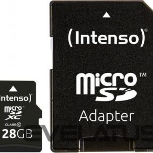 Kitas kompiuterio priedas Intenso  MEMORY MICRO SDXC 128GB C10/W/ADAPTER 3413491 