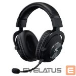 Laidinės ausinės Logitech  HEADSET PRO X GAMING/BLACK 981-000818 
