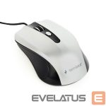 Kompiuterio pelė Gembird  MOUSE USB OPTICAL BLACK/SILVER/MUS-4B-01-BS 