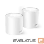 Maršrutizatoriai TP-Link  Wireless Router||Wireless Router|1500 Mbps|Mesh|Wi-Fi 6|1x10/100/1000M|1x2.5GbE|DHCP|DECOX10(2-PACK) 