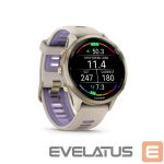 Išmanusis laikrodis Garmin  Forerunner 970, Soft Gold Titanium with French Grey Case and French Grey/Translucent Indigo Band