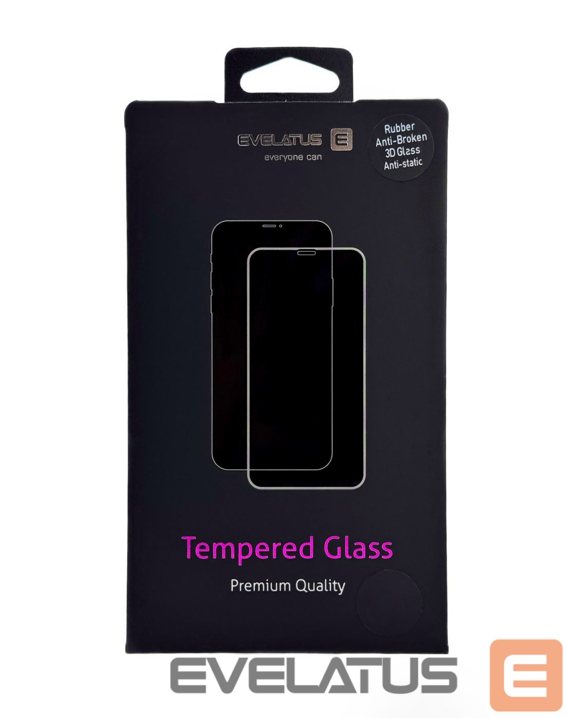 Apsauginiai stiklai Evelatus Samsung Galaxy A07 Corning Gorilla Glass Anti-Static 3D Full Cover 10X Stronger
