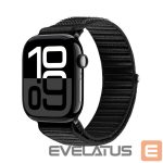Dirželis Dux Ducis  Apple Watch 38/40/41/42MM YE Nylon Braided Loop Wrist Strap Black