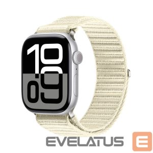 Dirželis Dux Ducis  Apple Watch 38/40/41/42MM YE Nylon Braided Loop Wrist Strap Starlight
