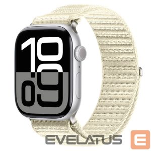 Dirželis Dux Ducis  Apple Watch 42/44/45/46/49MM YE Nylon Braided Loop Wrist Strap Starlight