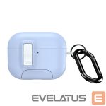 Dėklai ausinėms Dux Ducis Apple AirPods Pro 3 PECQ Series PC+TPU Cover with Hook White Blue