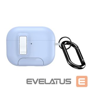 Dėklai ausinėms Dux Ducis Apple AirPods Pro 3 PECQ Series PC+TPU Cover with Hook White Blue