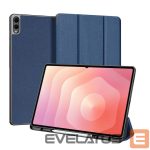 Knygos tipo dėklas Dux Ducis  Galaxy Tab S11 Ultra Domo Series Tri-fold Stand PU Leather Tablet Cover Blue