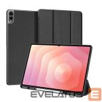 Knygos tipo dėklas Dux Ducis  Galaxy Tab S11 Ultra Domo Series Tri-fold Stand PU Leather Tablet Cover Black