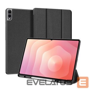 Knygos tipo dėklas Dux Ducis  Galaxy Tab S11 Ultra Domo Series Tri-fold Stand PU Leather Tablet Cover Black