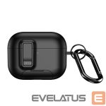 Dėklai ausinėms Dux Ducis Apple AirPods Pro 3 PECQ Series PC+TPU Cover with Hook Black