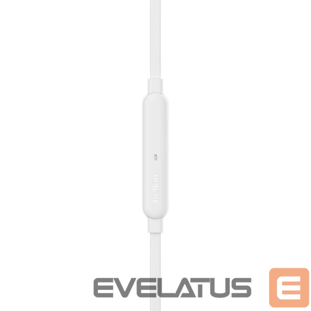 Laidinės ausinės Belkin SOUNDFORM - Headphones with USB-C Connector White