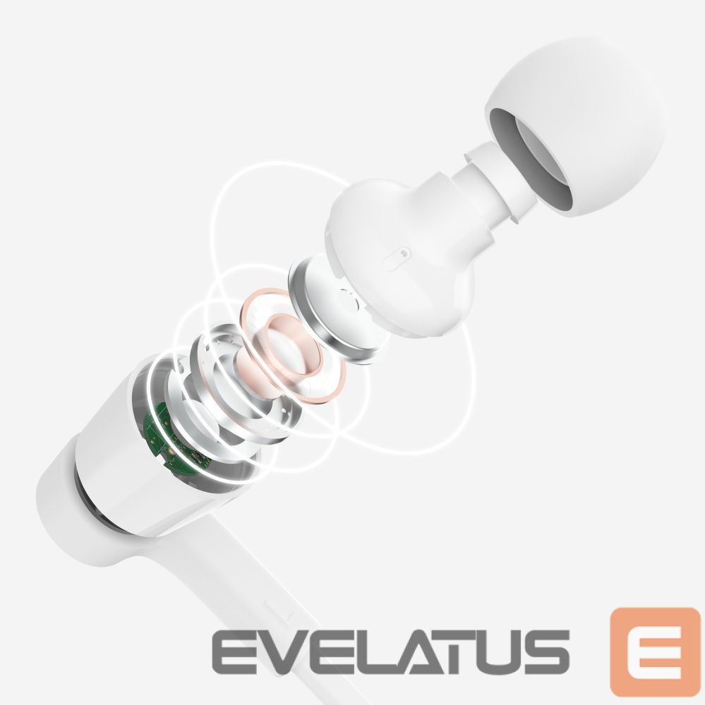 Laidinės ausinės Belkin SOUNDFORM - Headphones with USB-C Connector White