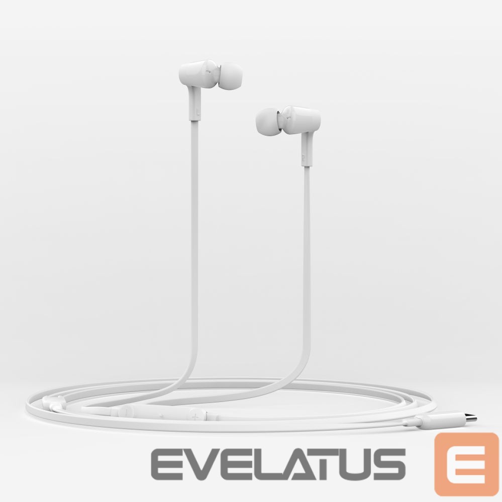 Laidinės ausinės Belkin SOUNDFORM - Headphones with USB-C Connector White