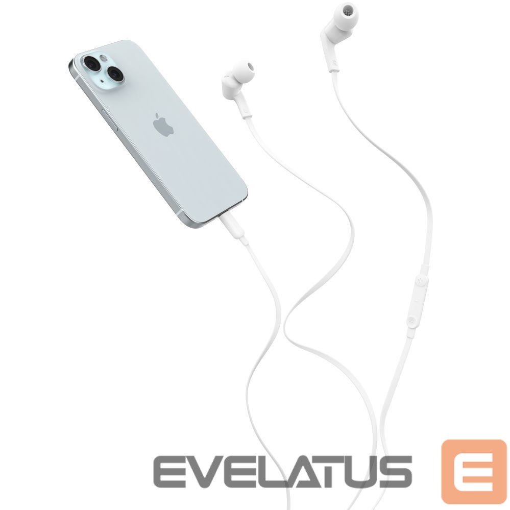 Laidinės ausinės Belkin SOUNDFORM - Headphones with USB-C Connector White