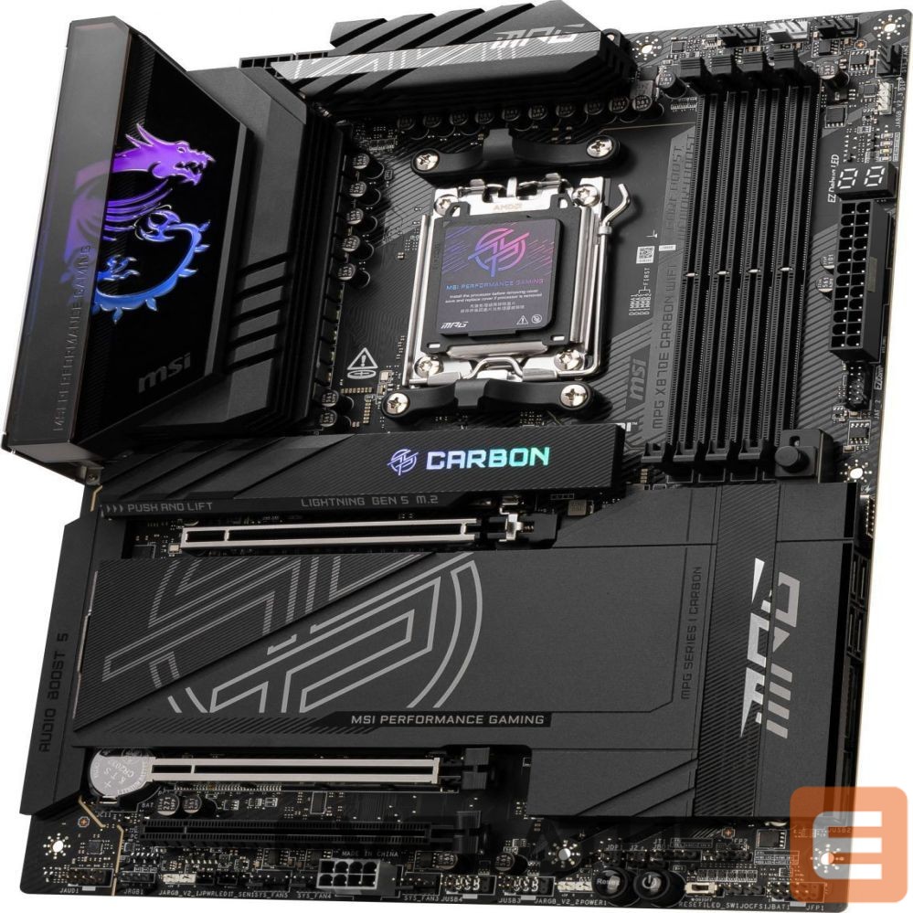 Intel procesoriaus pagrindinė plokštė MSI Processor family AMD | Processor socket AM5 | DDR5 UDIMM | Supported hard disk drive interfaces SATA, M.2 | Number of SATA connectors 4