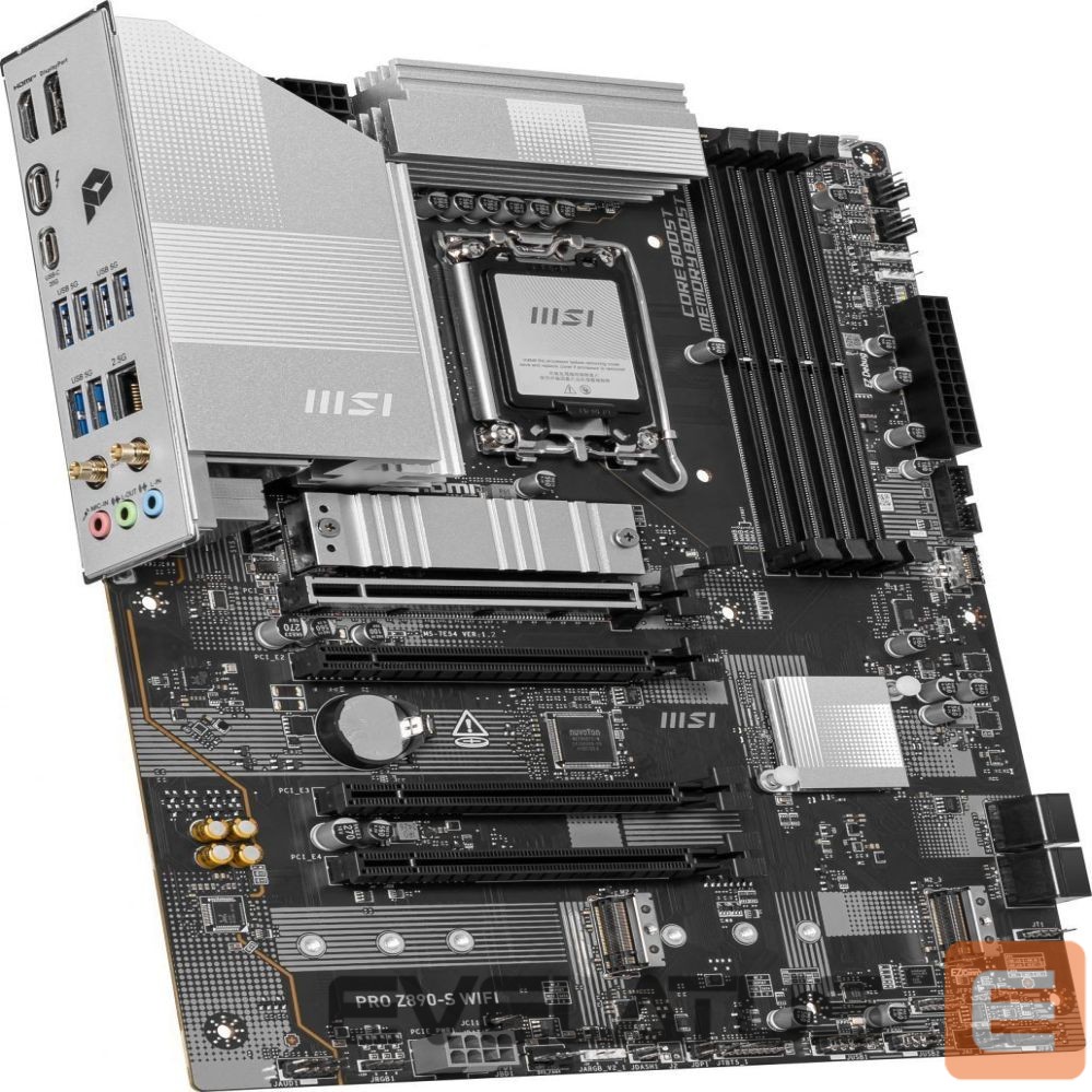 Intel procesoriaus pagrindinė plokštė MSI PRO Z890-S WIFI |
