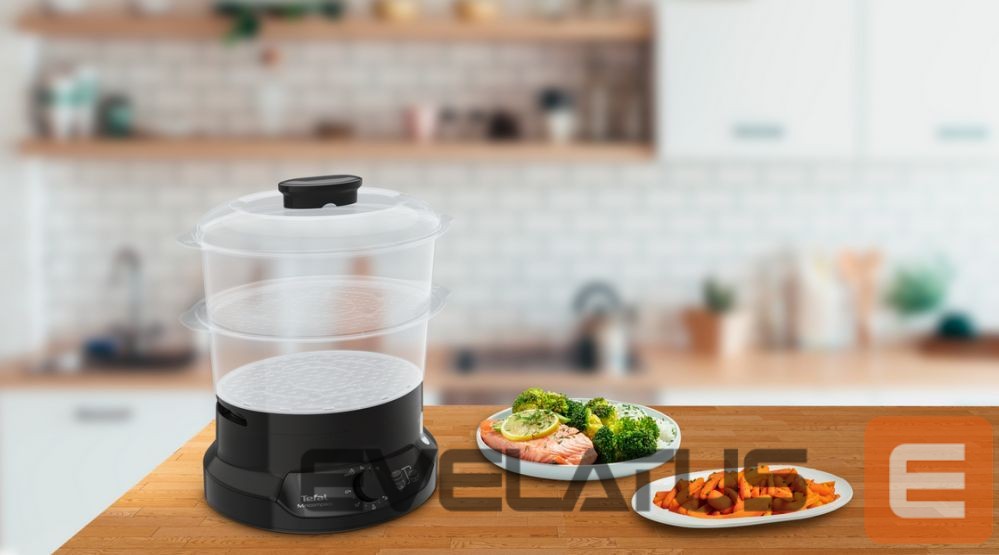 Kiti smulkūs buitiniai prietaisai TEFAL Food Steamer VC139810 Black, 800 W, Capacity 6 L, Number of baskets 2
