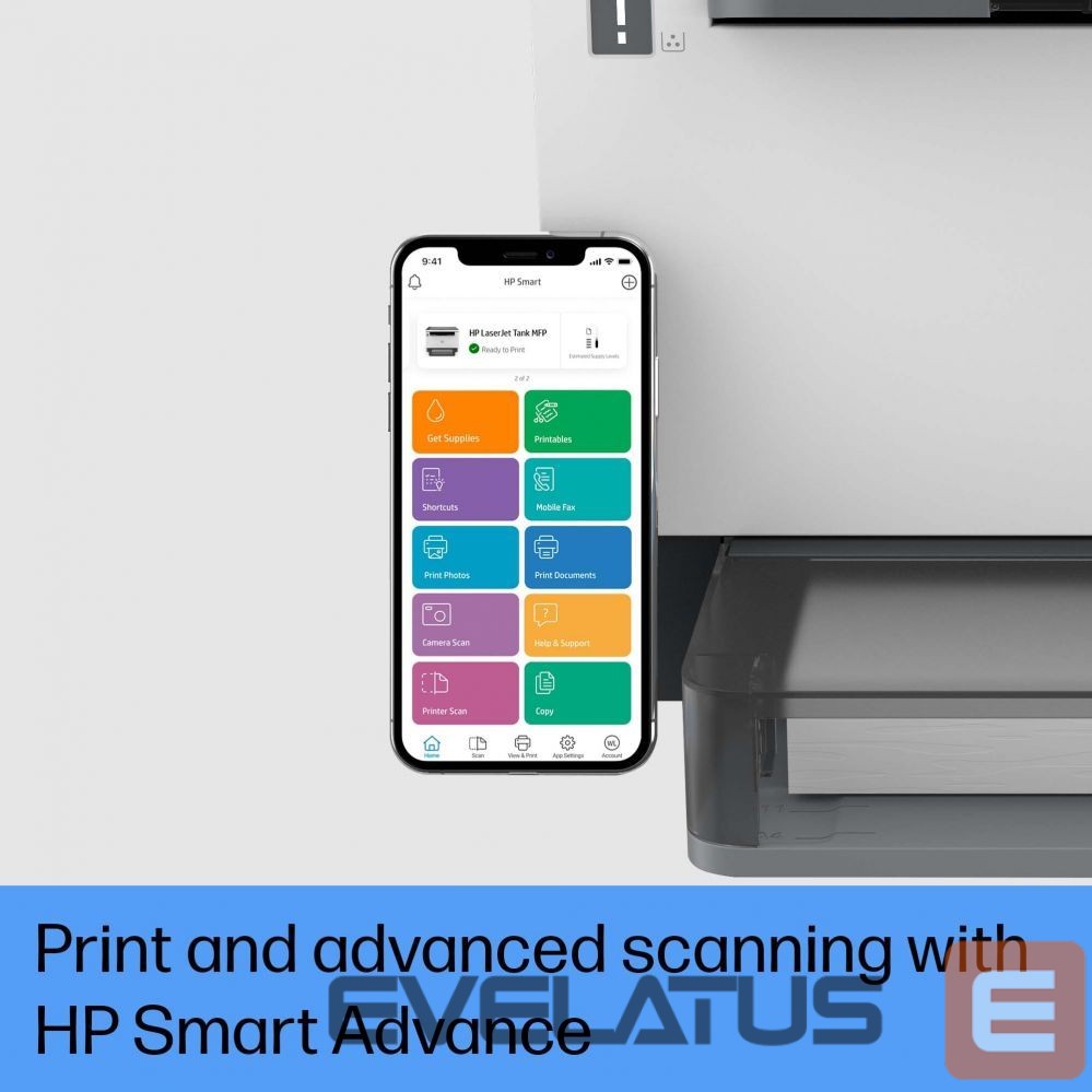 Spausdintuvai HP HP LaserJet Tank MFP 1604W Printer