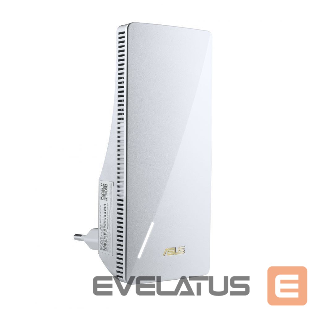 Maršrutizatoriai Asus AX3000 Dual-band WiFi 6 Range Extender (EU) | RP-AX58 | 802.11ax | 574+2402 Mbit/s | 10/100/1000 Mbit/s | Ethernet LAN (RJ-45) ports 1 | Mesh Support Yes | MU-MiMO No | No mobile broadband | Antenna type Internal