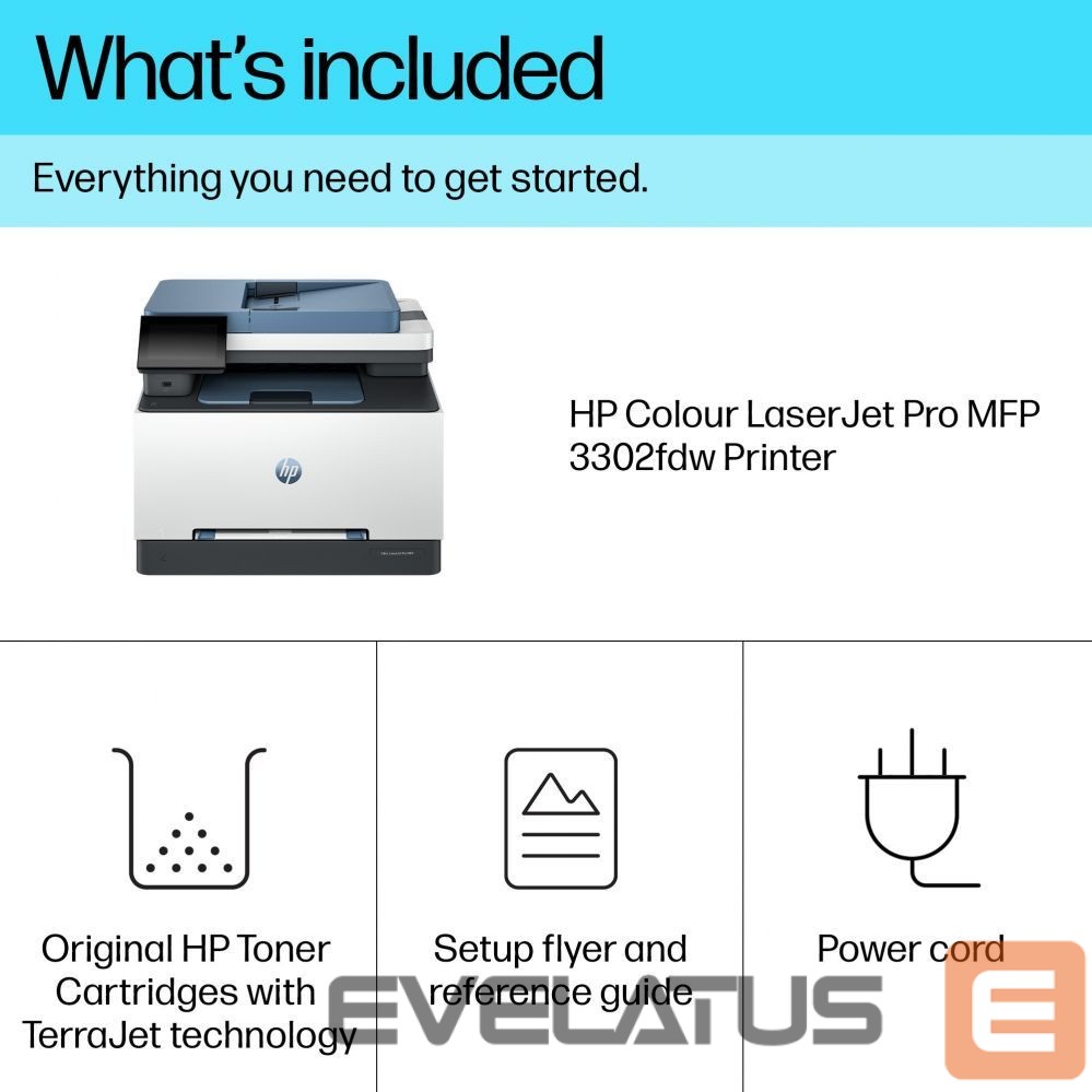 Spausdintuvai HP HP Color LJ Pro MFP 3302fdw 25ppm Prntr