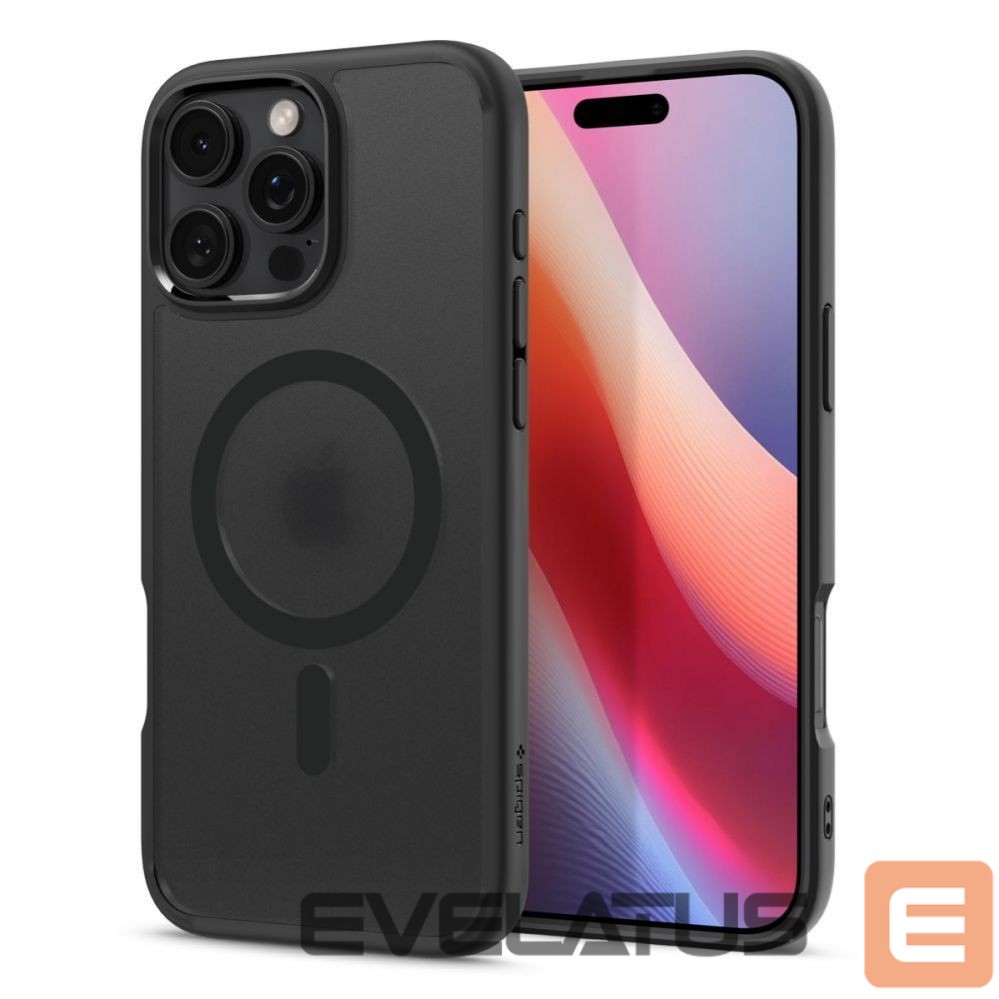 Nugarėlės dėklai Spigen Spigen Ultra Hybrid Mag Case with MagSafe for iPhone 16 Pro Max - Black
