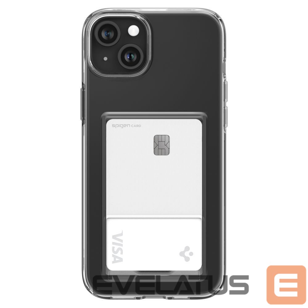 Kitos prekės Spigen Spigen Crystal Slot Case for iPhone 15 Plus - Clear