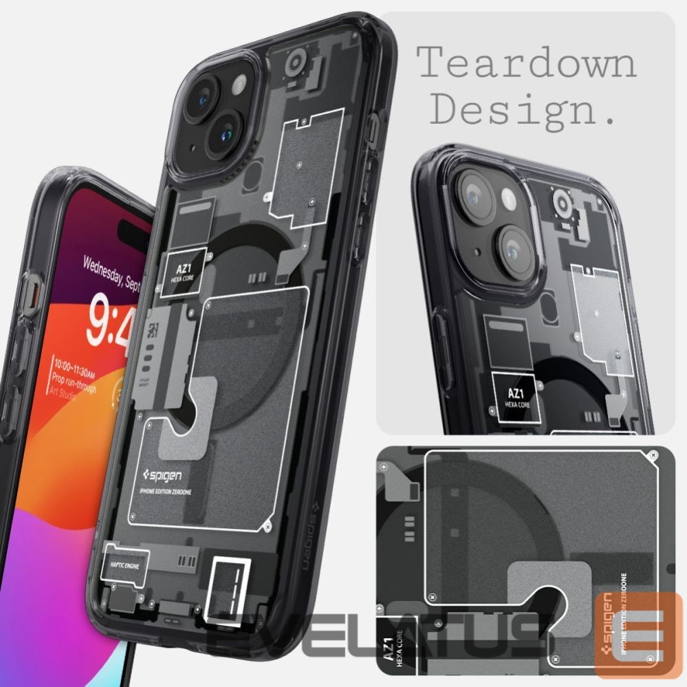Kitos prekės Spigen Transparent || White
