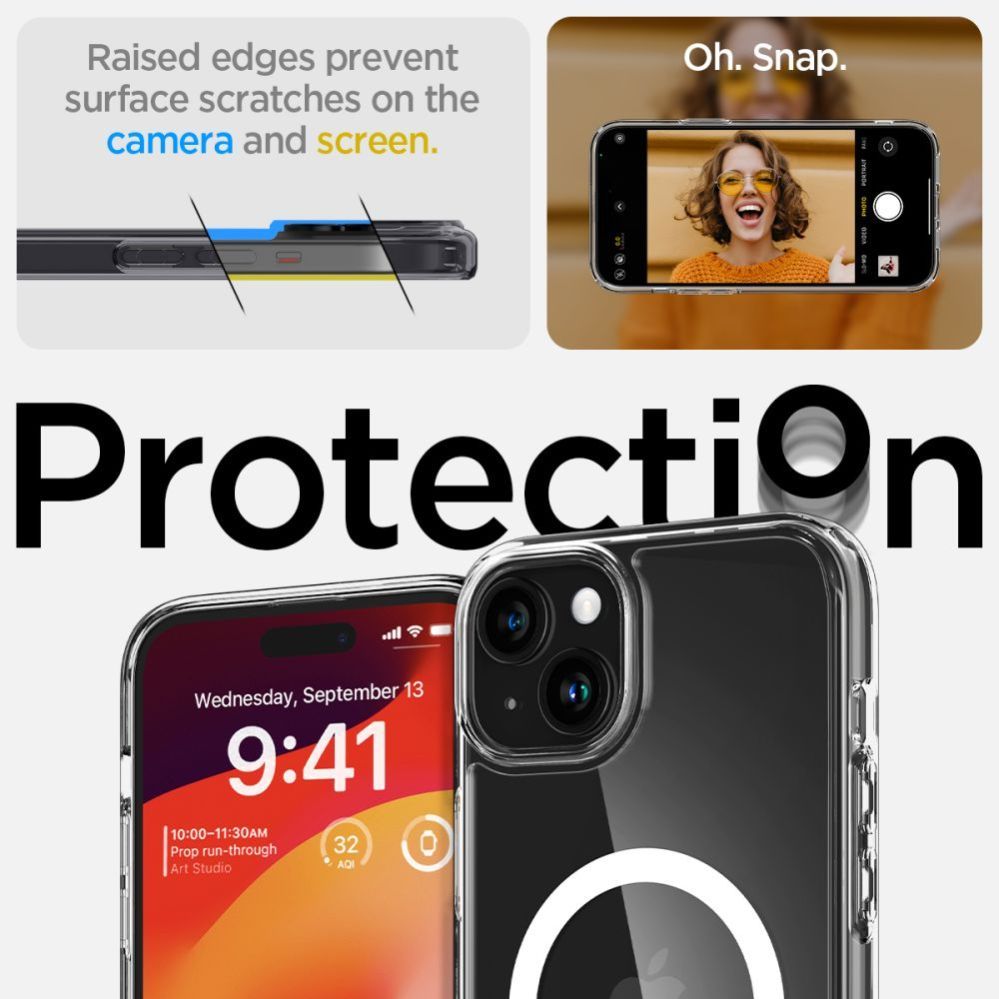 Kitos prekės Spigen Transparent || White