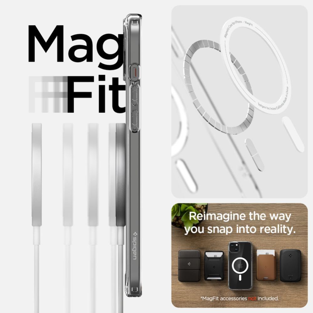Kitos prekės Spigen Transparent || White