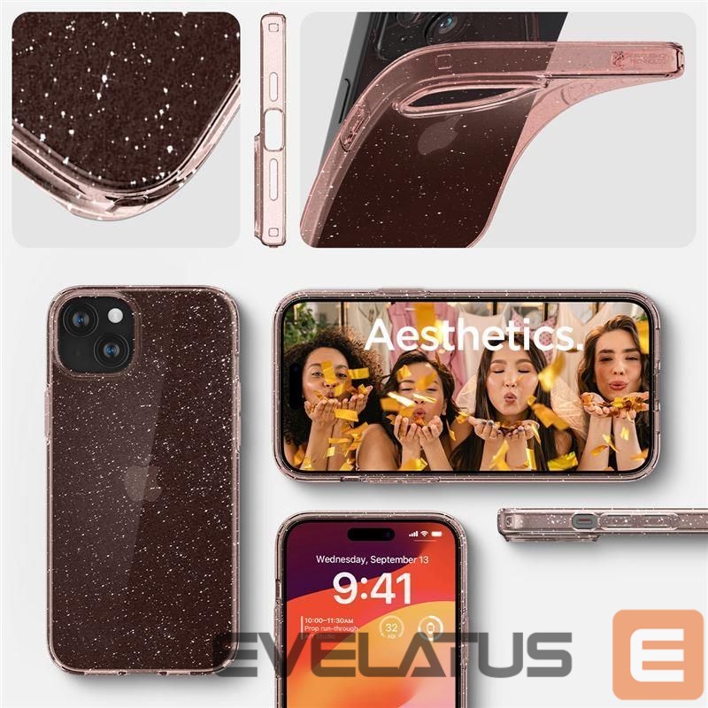 Kitos prekės Spigen Transparent || Pink