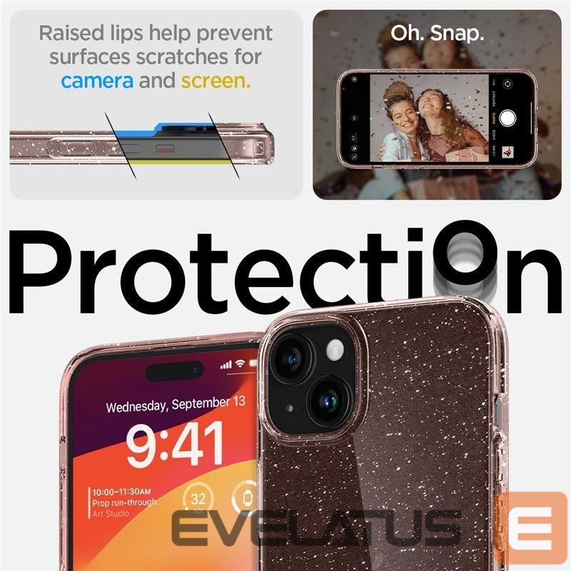 Kitos prekės Spigen Transparent || Pink