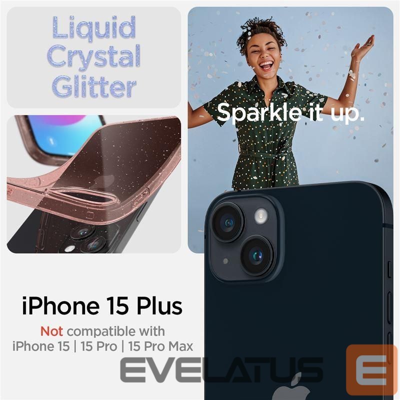 Kitos prekės Spigen Transparent || Pink