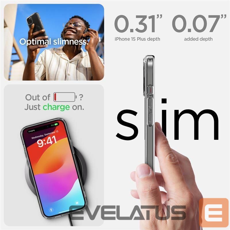 Kitos prekės Spigen Transparent || Gray
