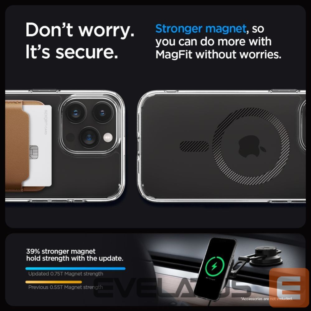 Kitos prekės Spigen Spigen Ultra Hybrid Mag Case with MagSafe for iPhone 15 Pro - Gray