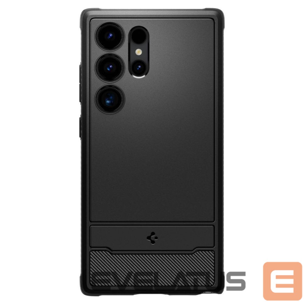 Kitos prekės Spigen Spigen Rugged Armor Case for Samsung Galaxy S24 Ultra - Matte Black