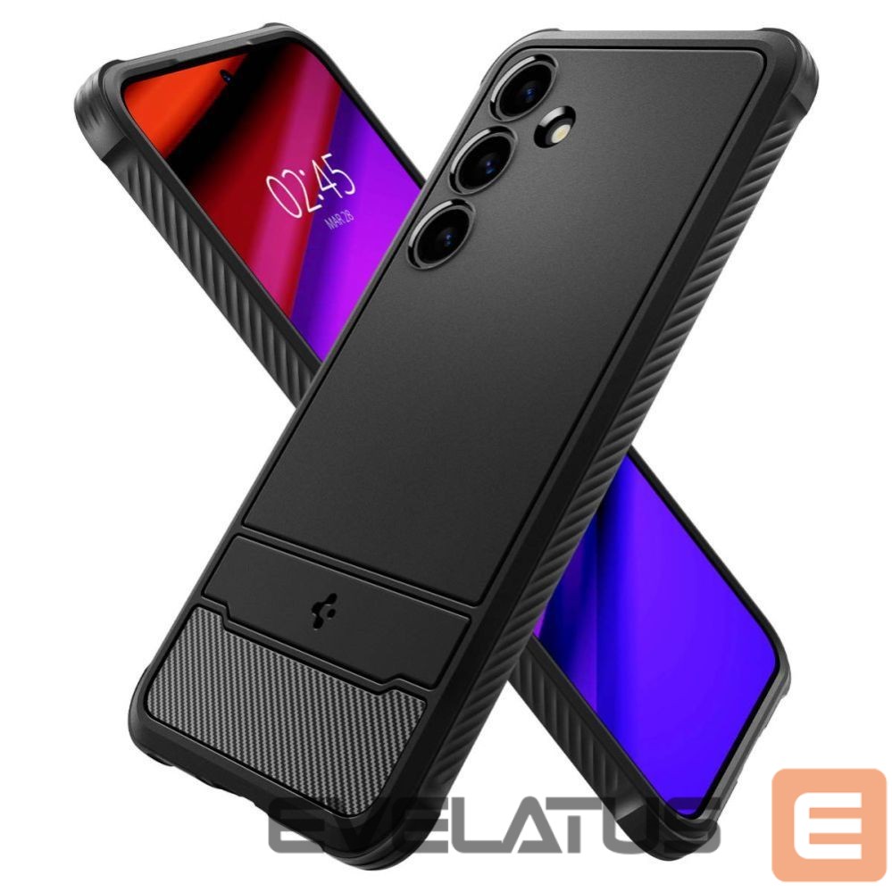 Kitos prekės Spigen Spigen Rugged Armor Case for Samsung Galaxy S24 - Matte Black