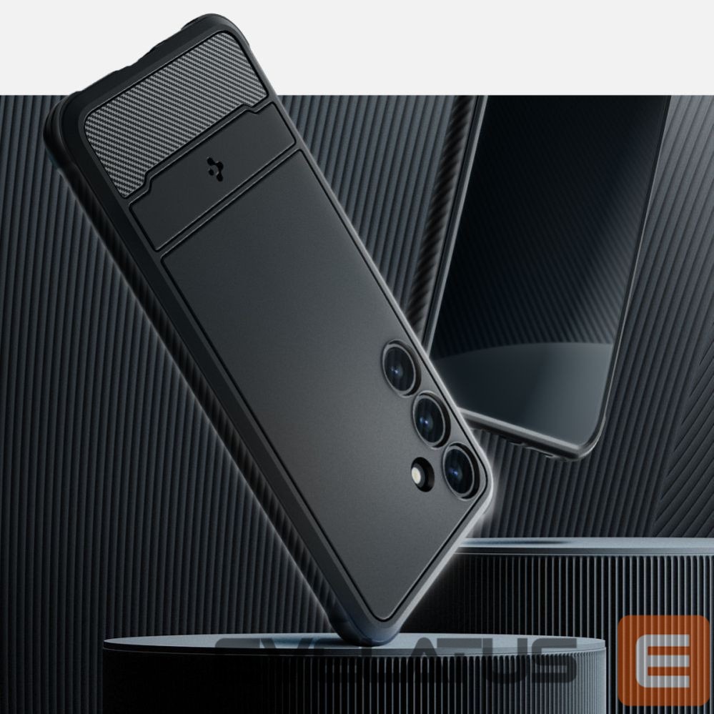 Kitos prekės Spigen Spigen Rugged Armor Case for Samsung Galaxy S24 - Matte Black
