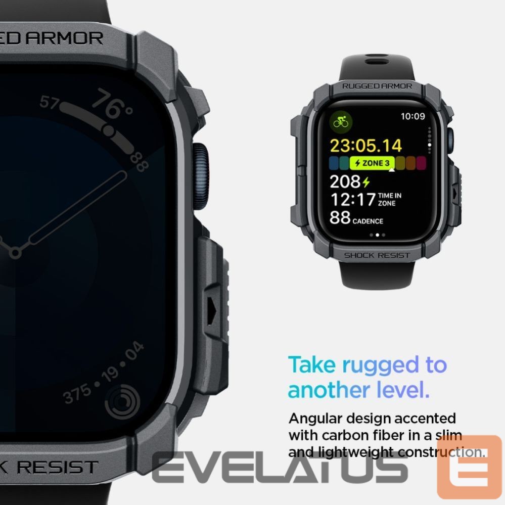 Kitos prekės Spigen Spigen Rugged Armor Case for Apple Watch 10 46mm - Gray