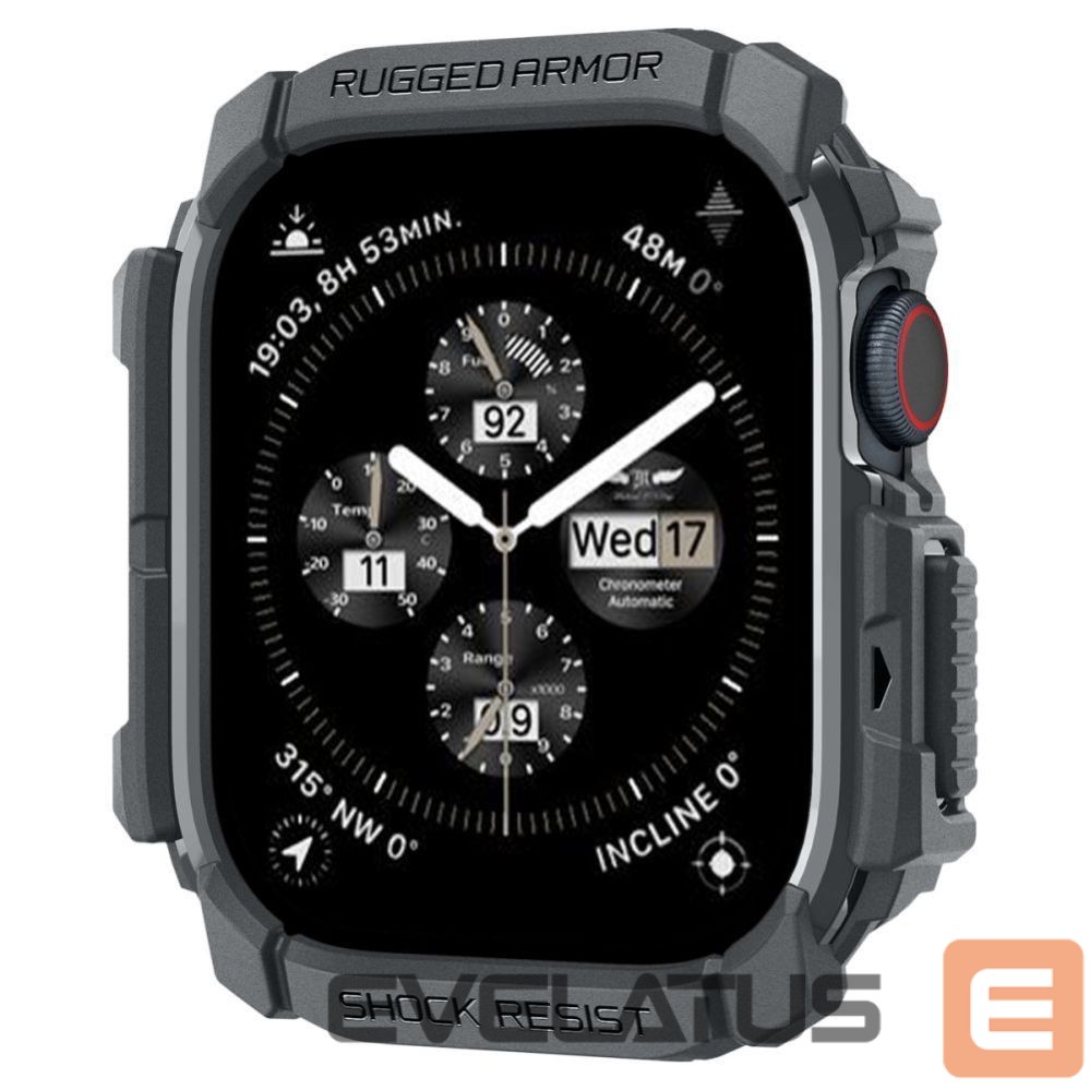 Kitos prekės Spigen Spigen Rugged Armor Case for Apple Watch 10 46mm - Gray