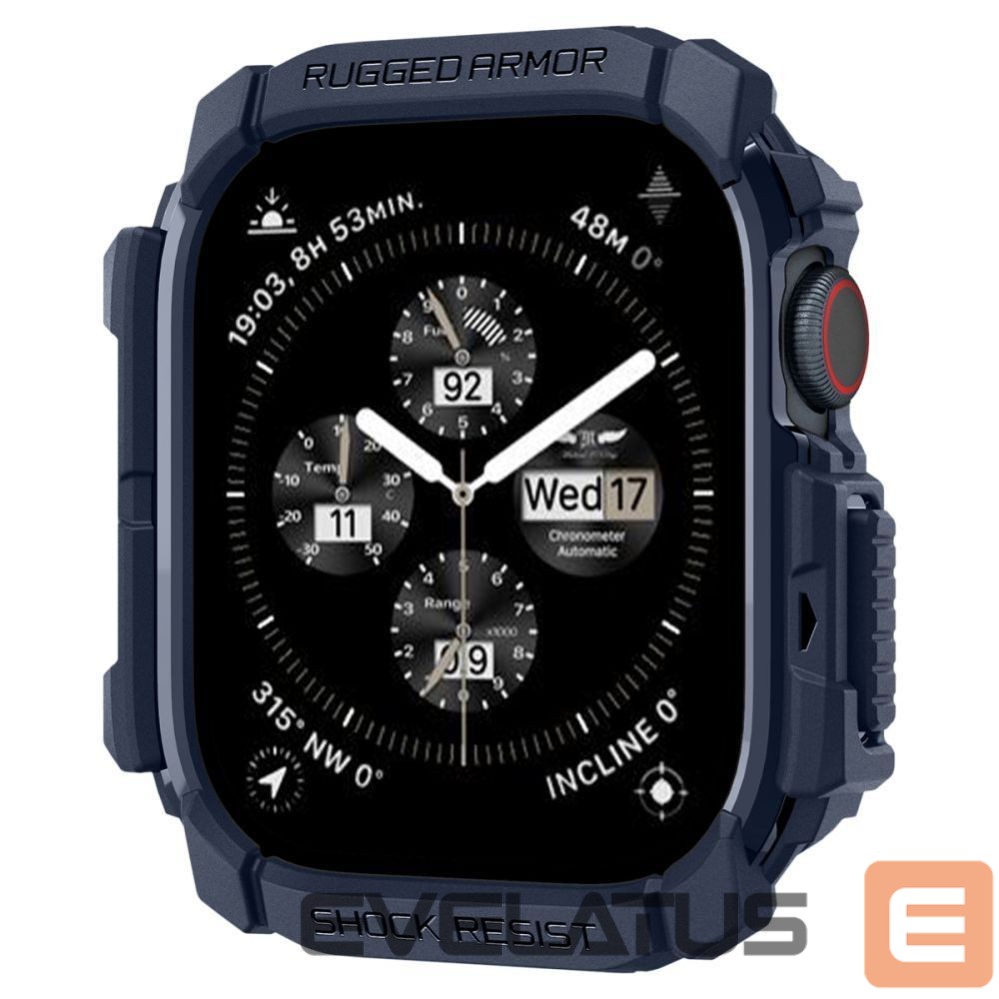 Kitos prekės Spigen Spigen Rugged Armor Case for Apple Watch 10 46mm - Navy Blue