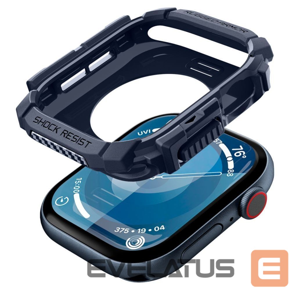 Kitos prekės Spigen Spigen Rugged Armor Case for Apple Watch 10 46mm - Navy Blue